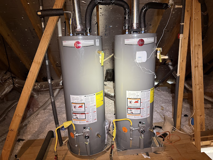 Texas HeatWave A/C and Heating install work in a Rio Grande Valley home's attic mechanical space